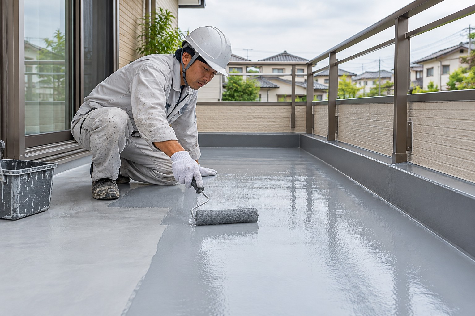 ベランダの防水工事